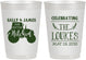 Personalized Wedding 10 oz Frosted Cups - Tractor | 381