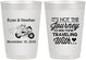 Personalized Wedding 10 oz Frosted Cups - Journey Traveling With | 385