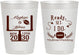 Personalized Wedding 10 oz Frosted Cups - Football | 394