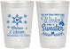 Personalized Wedding 10 oz Frosted Cups - Christmas Winter | 399