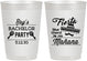 Personalized Bachelor Party 10 oz Frosted Cups - Fiesta No Manana | 40002