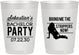 Personalized Bachelor Party 10 oz Frosted Cups - Strip Club | 40017