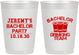 Personalized Bachelor Party 10 oz Frosted Cups - Drinking Team | 40020