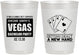 Personalized Bachelor Party 10 oz Frosted Cups - Las Vegas | 40026