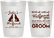 Personalized Bachelor Party 10 oz Frosted Cups - Wolfpack | 40036