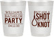 Personalized Bachelor Party 10 oz Frosted Cups - Buy Him A Shot | 40051