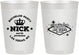 Personalized Bachelor Party 10 oz Frosted Cups - Last Vegas | 40059