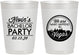 Personalized Bachelor Party 10 oz Frosted Cups - Last Vegas | 40060