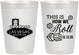 Personalized Bachelor Party 10 oz Frosted Cups - Last Vegas | 40061