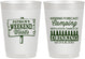 Personalized Bachelor Party 10 oz Frosted Cups - Camping | 40064
