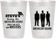 Personalized Bachelor Party 10 oz Frosted Cups - Squad | 40068
