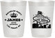 Personalized Bachelor Party 10 oz Frosted Cups - Las Vegas | 40069