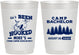 Personalized Bachelor Party 10 oz Frosted Cups - Fishing | 40080