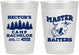 Personalized Bachelor Party 10 oz Frosted Cups - Fishing | 40081