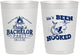 Personalized Bachelor Party 10 oz Frosted Cups - Fishing Hooked | 40096