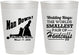 Personalized Wedding 10 oz Frosted Cups - Man Down | 407