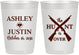 Personalized Wedding 10 oz Frosted Cups - The Hunt Is Over | 412