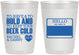 Personalized Wedding 10 oz Frosted Cups - Hello My Name Is | 418