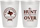 Personalized Wedding 10 oz Frosted Cups - The Hunt Is Over | 426