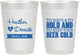 Personalized Wedding 10 oz Frosted Cups - To Have And To Hold | 431