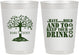 Personalized Wedding 10 oz Frosted Cups - To Have And To Hold | 438