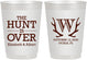 Personalized Wedding 10 oz Frosted Cups - Monogram | 442
