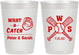Personalized Wedding 10 oz Frosted Cups - Baseball | 443