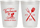 Personalized Wedding 10 oz Frosted Cups - I Do Barbecue Bbq | 446