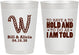 Personalized Wedding 10 oz Frosted Cups - To Have And To Hold | 449