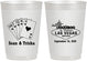 Personalized Wedding 10 oz Frosted Cups - Las Vegas | 453