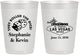 Personalized Wedding 10 oz Frosted Cups - Las Vegas | 455