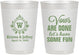 Personalized Wedding 10 oz Frosted Cups - Monogrammed | 462