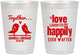 Personalized Wedding 10 oz Frosted Cups - Happily Ever After | 480