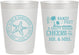 Personalized Wedding 10 oz Frosted Cups - Sandy Feet Salty Kisses | 488