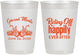 Personalized Wedding 10 oz Frosted Cups - Motorcycle | 493