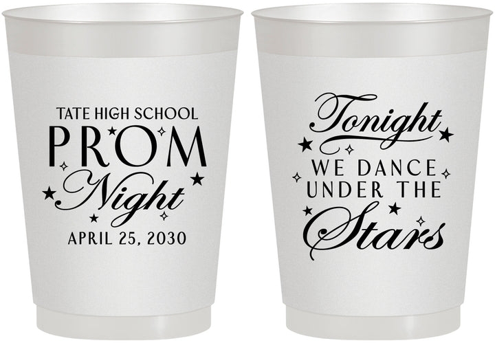 Personalized Prom 10 oz Frosted Cups - Tonight We Dance | 50000