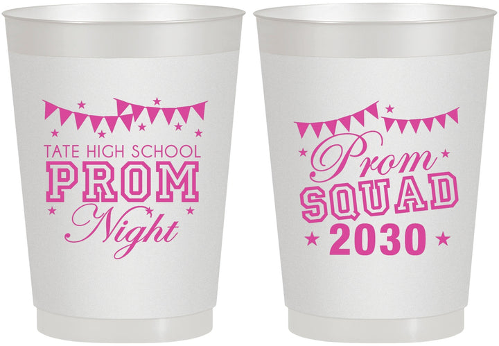 Personalized Prom 10 oz Frosted Cups - Squad | 50015