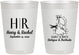 Personalized Wedding 10 oz Frosted Cups - Antigua And Barbuda | 502
