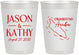 Personalized Wedding 10 oz Frosted Cups - Aruba | 504