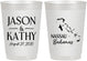 Personalized Wedding 10 oz Frosted Cups - Bahamas | 506