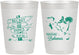 Personalized Wedding 10 oz Frosted Cups - Bahamas | 507