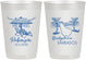 Personalized Wedding 10 oz Frosted Cups - Barbados | 509