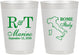 Personalized Wedding 10 oz Frosted Cups - Italy | 514
