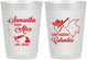 Personalized Wedding 10 oz Frosted Cups - Colombia | 517