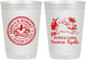 Personalized Wedding 10 oz Frosted Cups - Domincan Republic | 523