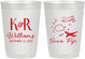 Personalized Wedding 10 oz Frosted Cups - Fiji | 524