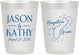 Personalized Wedding 10 oz Frosted Cups - Guam | 526