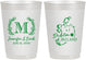 Personalized Wedding 10 oz Frosted Cups - Ireland | 528