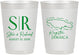 Personalized Wedding 10 oz Frosted Cups - Jamaica | 530
