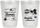 Personalized Wedding 10 oz Frosted Cups - Jamaica | 531